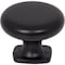 Jeffrey Alexander 1-3/8" Diameter Matte Black Belcastel 1 Cabinet Knob MO6303MB - alternate 3